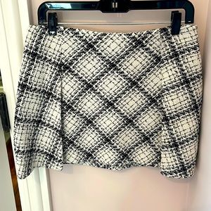 Zara gingham mini skirt
